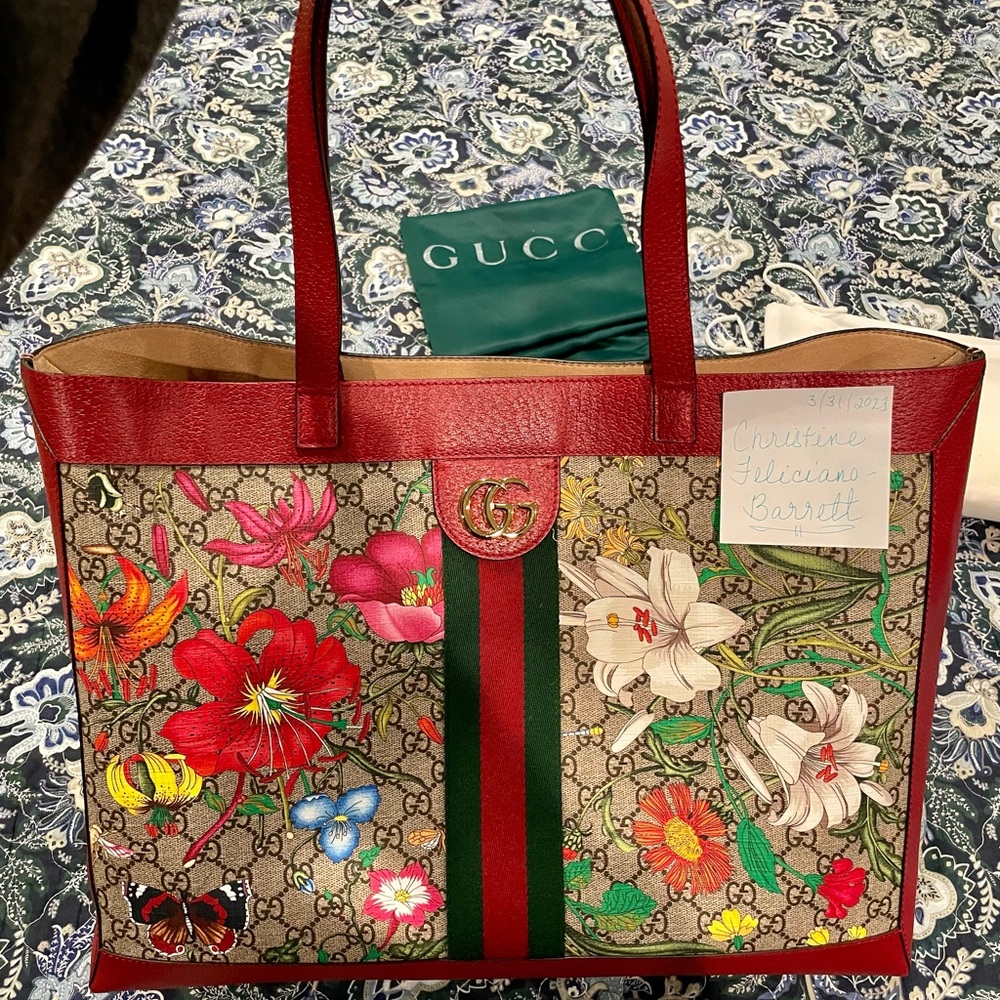 Gucci Flora Ophidia Tote